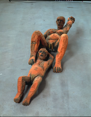 Frau und Mädchen, 1986, Josef Felix Müller