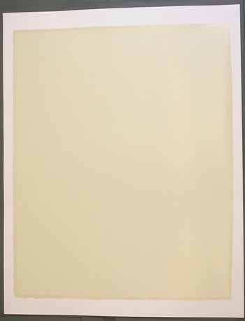Six peintures/six feuillesKapitel IX (Nr. 36-41) aus: Réflexions sur et d'une feuille de papier, 1970-1988, 1973, Rémy  Zaugg